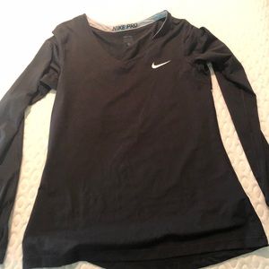 Nike Pro long sleeve moisture wicking top